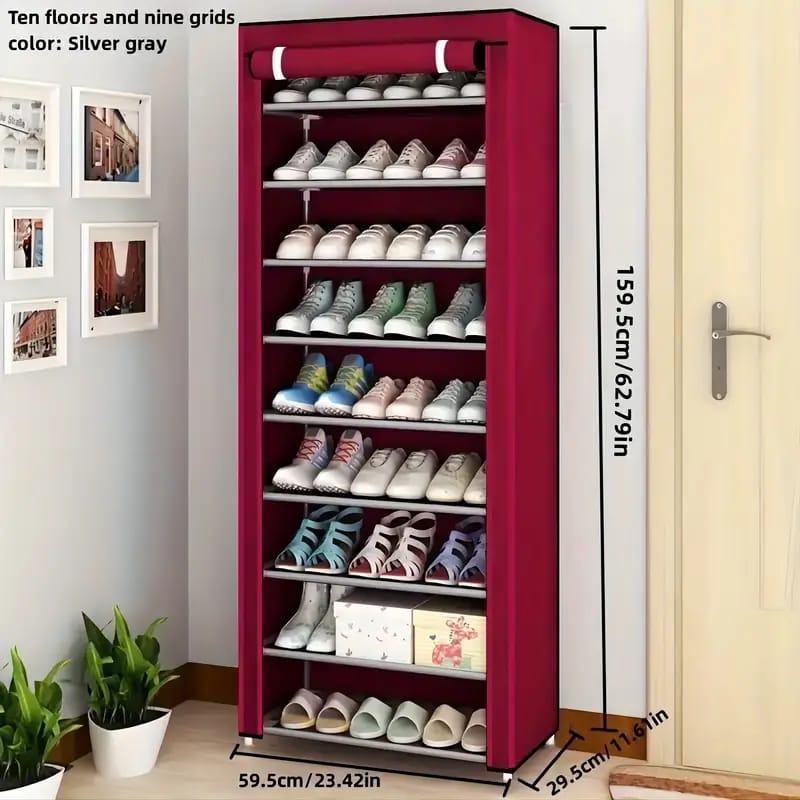 Shoe Rack Organizer – Detachable Multi Layer Non Woven Shoe Cabinet