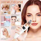 Blackhead Vacuum Remover – Electric Pore Cleanser