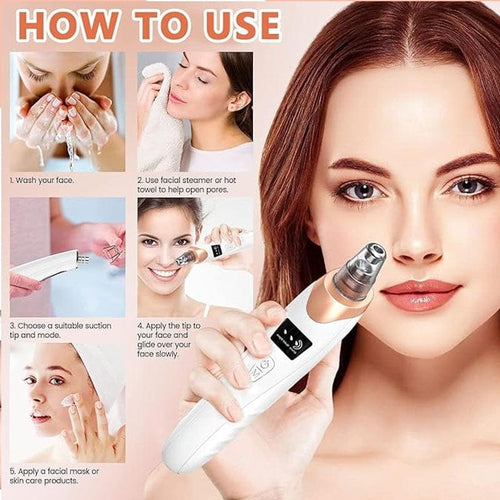 Blackhead Vacuum Remover – Electric Pore Cleanser