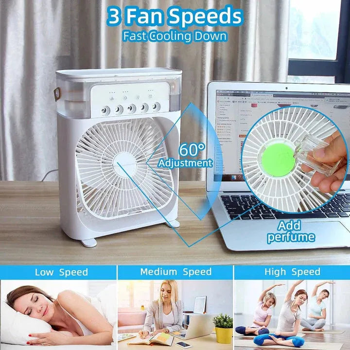 3 Fan Speeds - Fast Cooling Down