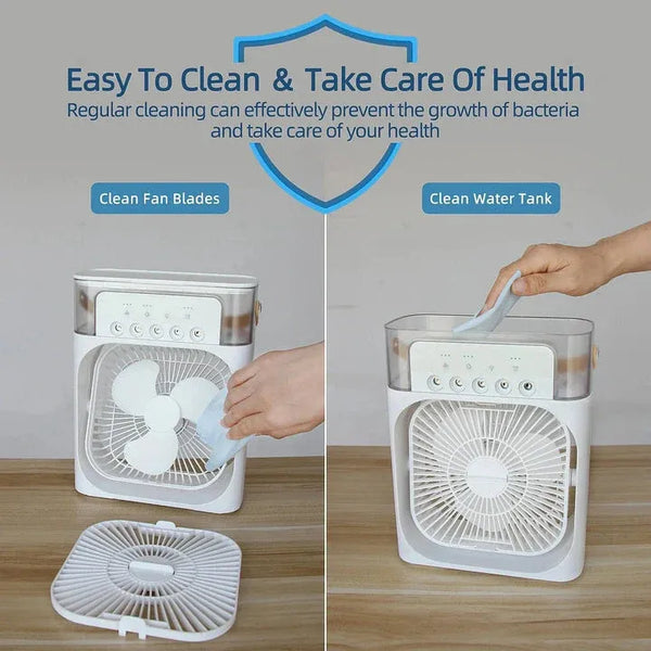 Easy To Clean - Fan Blades and Water Tank