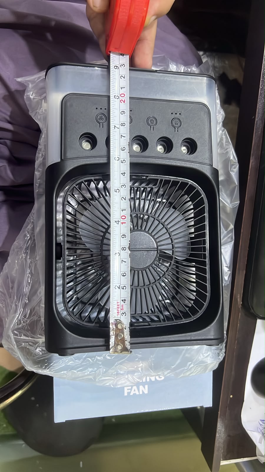 Fan Size Measurement