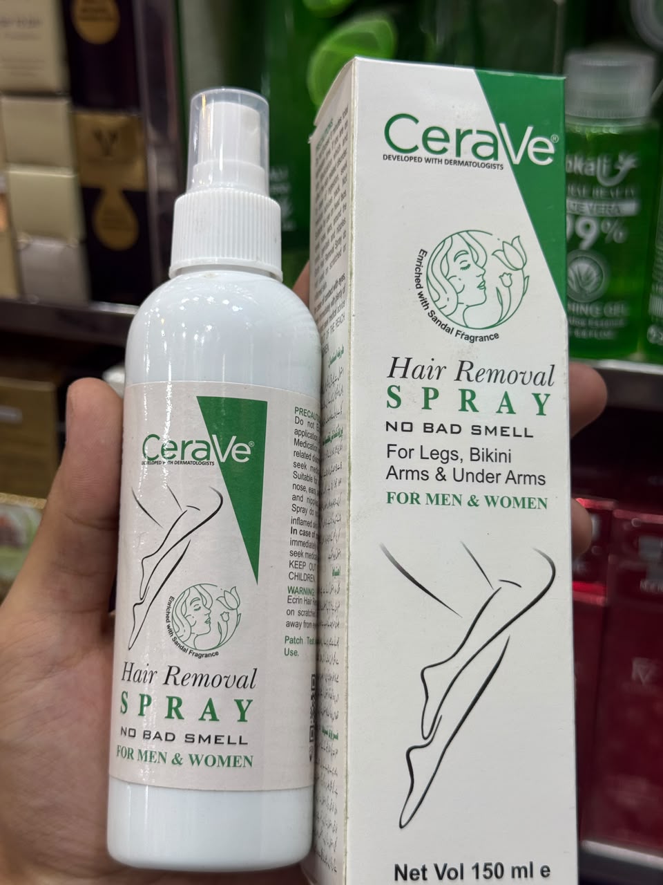 Gentle Body Hair Eliminator – Smooth Skin Depilatory Easy Spray