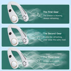 Portable Summer Air Cooling Neck Fan.