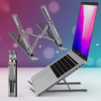 Foldable Aluminium Laptop Stand – Adjustable & Portable