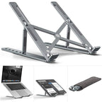 Foldable Aluminium Laptop Stand – Adjustable & Portable