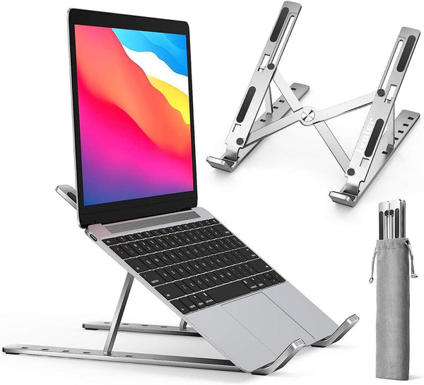 Foldable Aluminium Laptop Stand – Adjustable & Portable