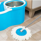 360° Spin Mop with Stainless Steel Bucket – Magic Floor Cleaner