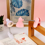 Mini Clip-On LED Desk Lamp – Flexible Gooseneck Reading Light