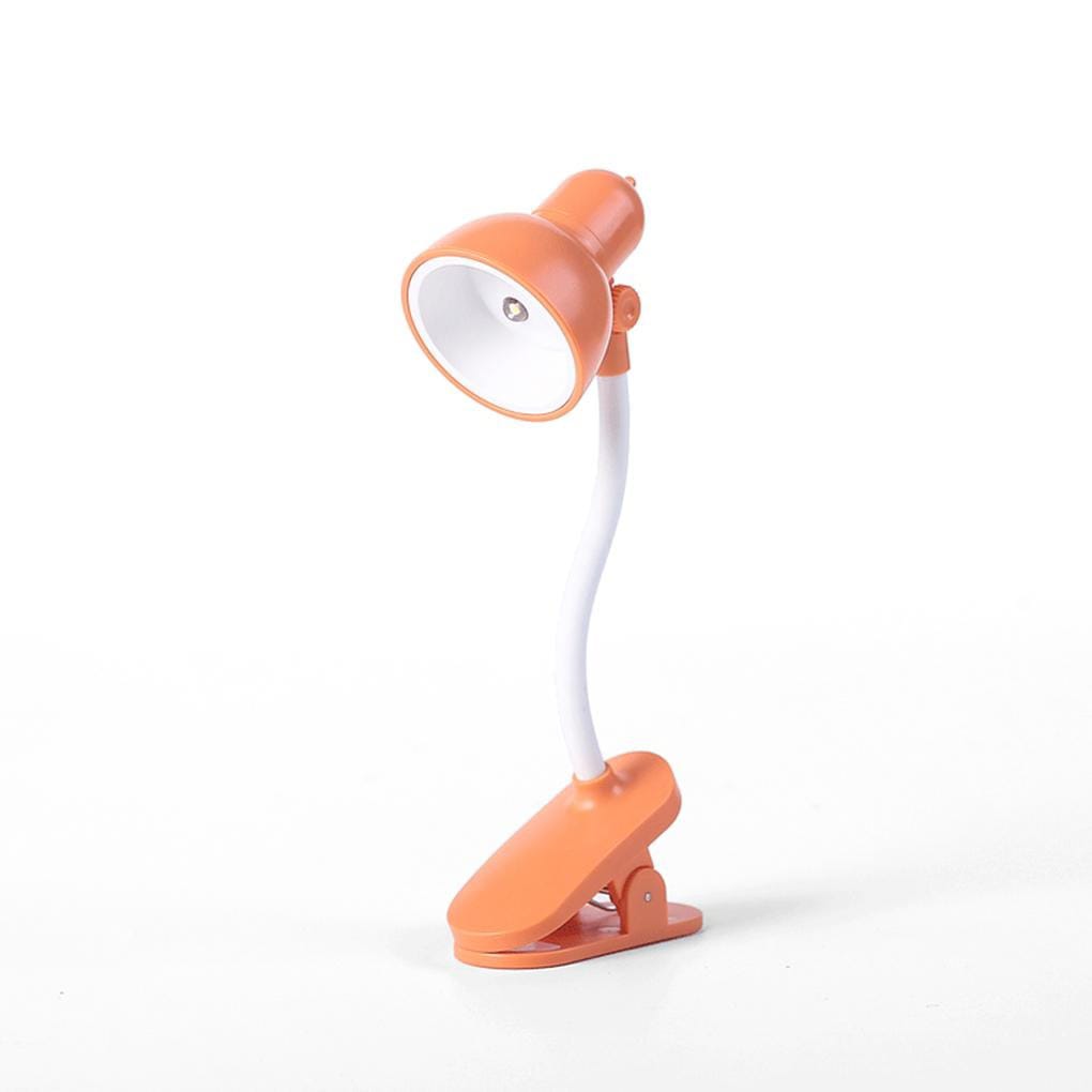 Mini Clip-On LED Desk Lamp – Flexible Gooseneck Reading Light