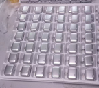 Bulk units in packaging tray
