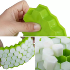 Flexible Silicone Ice Tray - Easy Release Honeycomb Design