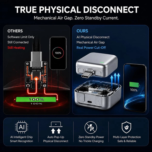 True Physical Disconnect - Mechanical Air Gap