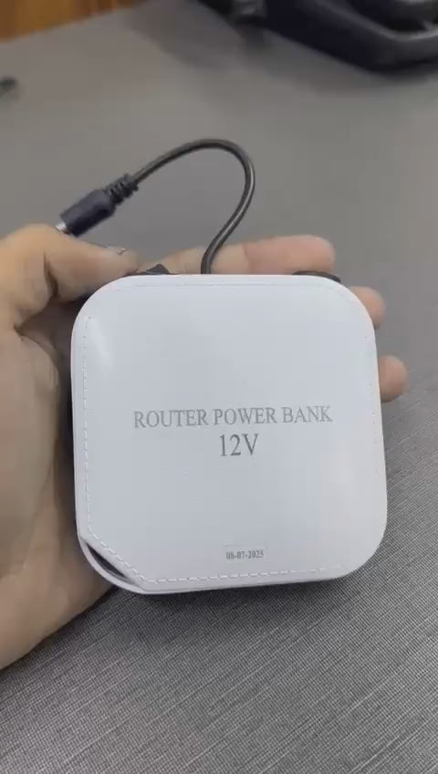 Wifi Router Power Bank 20000 mAH – Reliable Backup Power for Seamless Internet Connectivity | Best Quality Power Bank For Wifi Router - Without Adapter ( Random Color ) - 09 Volt